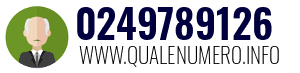 Numero di telefono 0249789126 0249789126