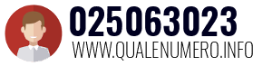 Numero di telefono 025063023 025063023
