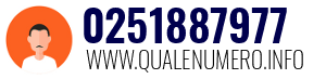Numero di telefono 0251887977 0251887977