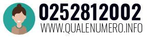 Numero di telefono 0252812002 0252812002