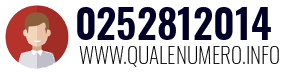 Numero di telefono 0252812014 0252812014