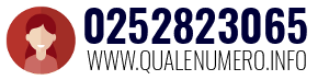 Numero di telefono 0252823065 0252823065