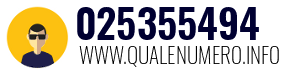 Numero di telefono 025355494 025355494