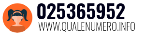 Numero di telefono 025365952 025365952