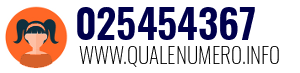 Numero di telefono 025454367 025454367