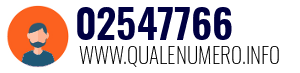 Numero di telefono 02547766 02547766