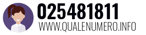 Numero di telefono 025481811 025481811