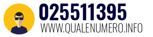Numero di telefono 025511395 025511395