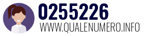 Numero di telefono 0255226 0255226