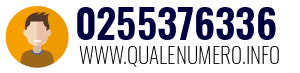 Numero di telefono 0255376336 0255376336