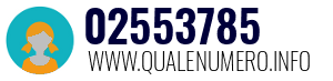 Numero di telefono 02553785 02553785