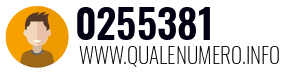 Numero di telefono 0255381 0255381