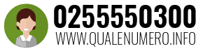 Numero di telefono 0255550300 0255550300