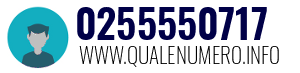 Numero di telefono 0255550717 0255550717