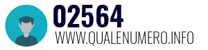 Numero di telefono 02564 02564