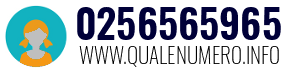Numero di telefono 0256565965 0256565965