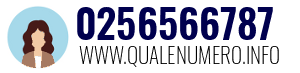 Numero di telefono 0256566787 0256566787