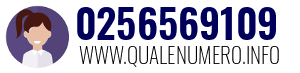 Numero di telefono 0256569109 0256569109
