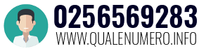 Numero di telefono 0256569283 0256569283