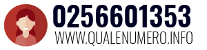 Numero di telefono 0256601353 0256601353
