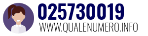 Numero di telefono 025730019 025730019