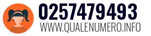 Numero di telefono 0257479493 0257479493