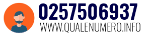 Numero di telefono 0257506937 0257506937