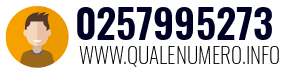 Numero di telefono 0257995273 0257995273