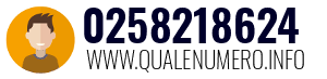 Numero di telefono 0258218624 0258218624