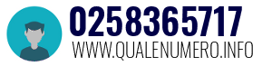 Numero di telefono 0258365717 0258365717