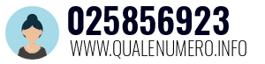 Numero di telefono 025856923 025856923