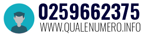Numero di telefono 0259662375 0259662375