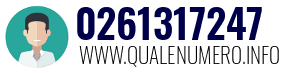 Numero di telefono 0261317247 0261317247