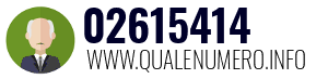 Numero di telefono 02615414 02615414