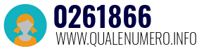 Numero di telefono 0261866 0261866