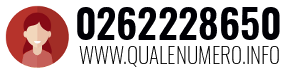 Numero di telefono 0262228650 0262228650