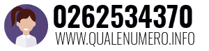Numero di telefono 0262534370 0262534370