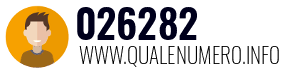 Numero di telefono 026282 026282