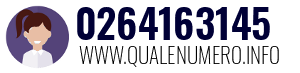Numero di telefono 0264163145 0264163145