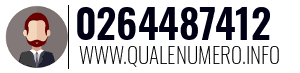 Numero di telefono 0264487412 0264487412