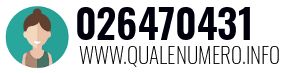 Numero di telefono 026470431 026470431