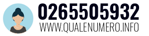 Numero di telefono 0265505932 0265505932