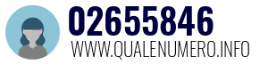 Numero di telefono 02655846 02655846