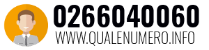 Numero di telefono 0266040060 0266040060