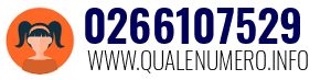 Numero di telefono 0266107529 0266107529
