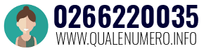 Numero di telefono 0266220035 0266220035