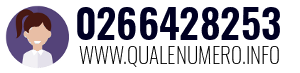 Numero di telefono 0266428253 0266428253