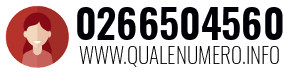 Numero di telefono 0266504560 0266504560