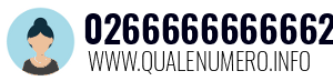 Numero di telefono 0266666666662 0266666666662