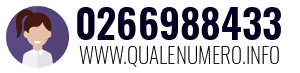 Numero di telefono 0266988433 0266988433